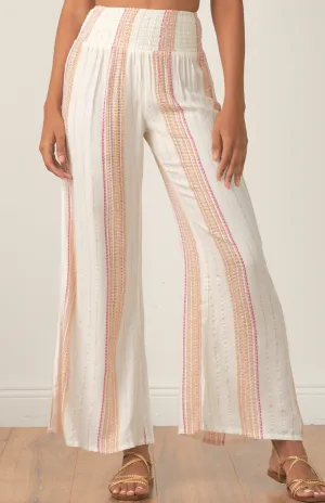 Striped Wide Leg Flowy Pants