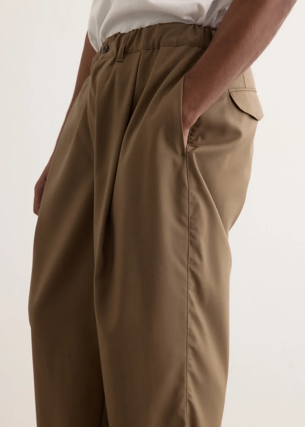 Summer Wool Wide Pants