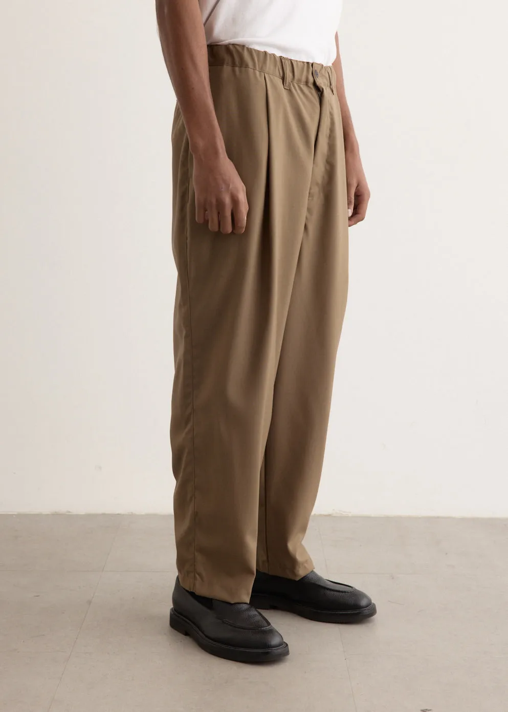 Summer Wool Wide Pants