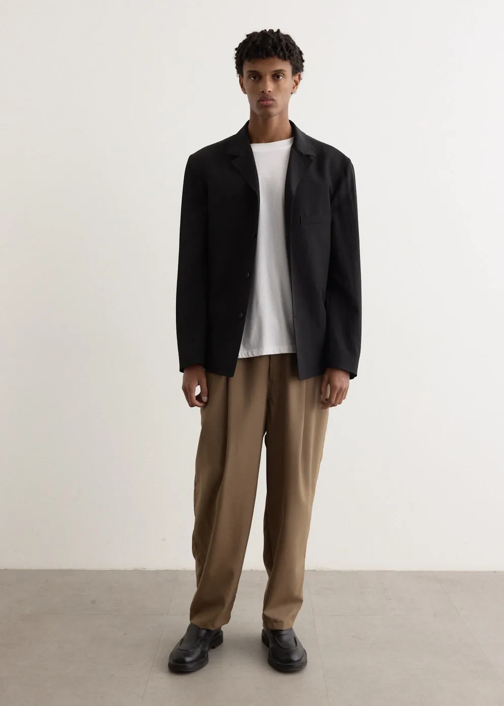 Summer Wool Wide Pants