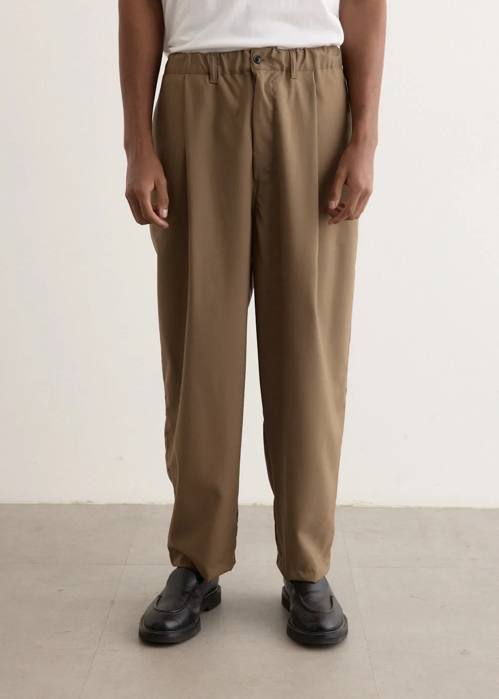 Summer Wool Wide Pants