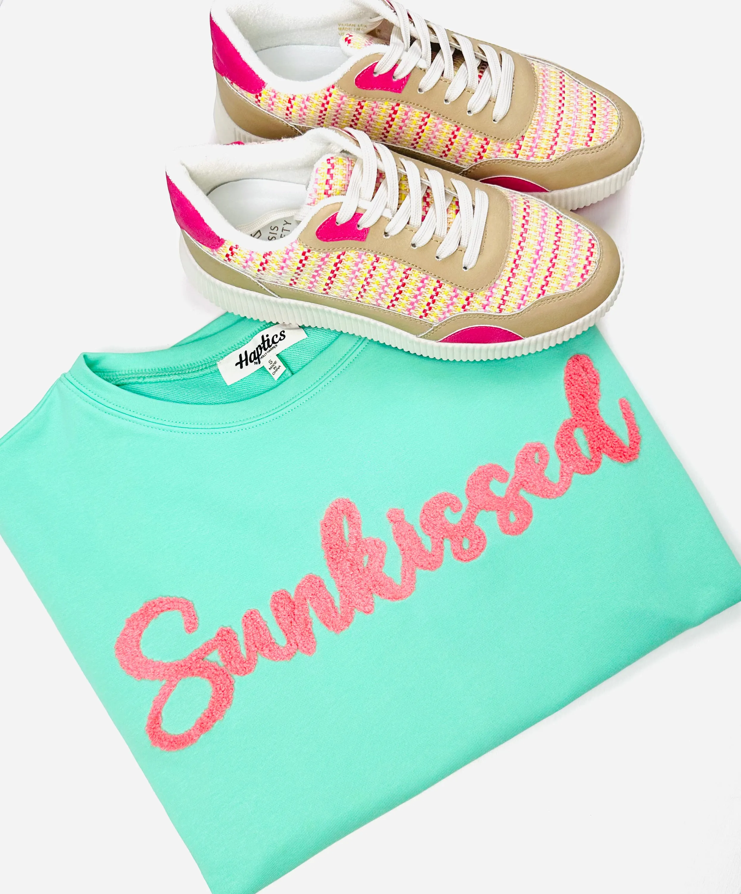 Sunkissed Embroidered Tee | Mint