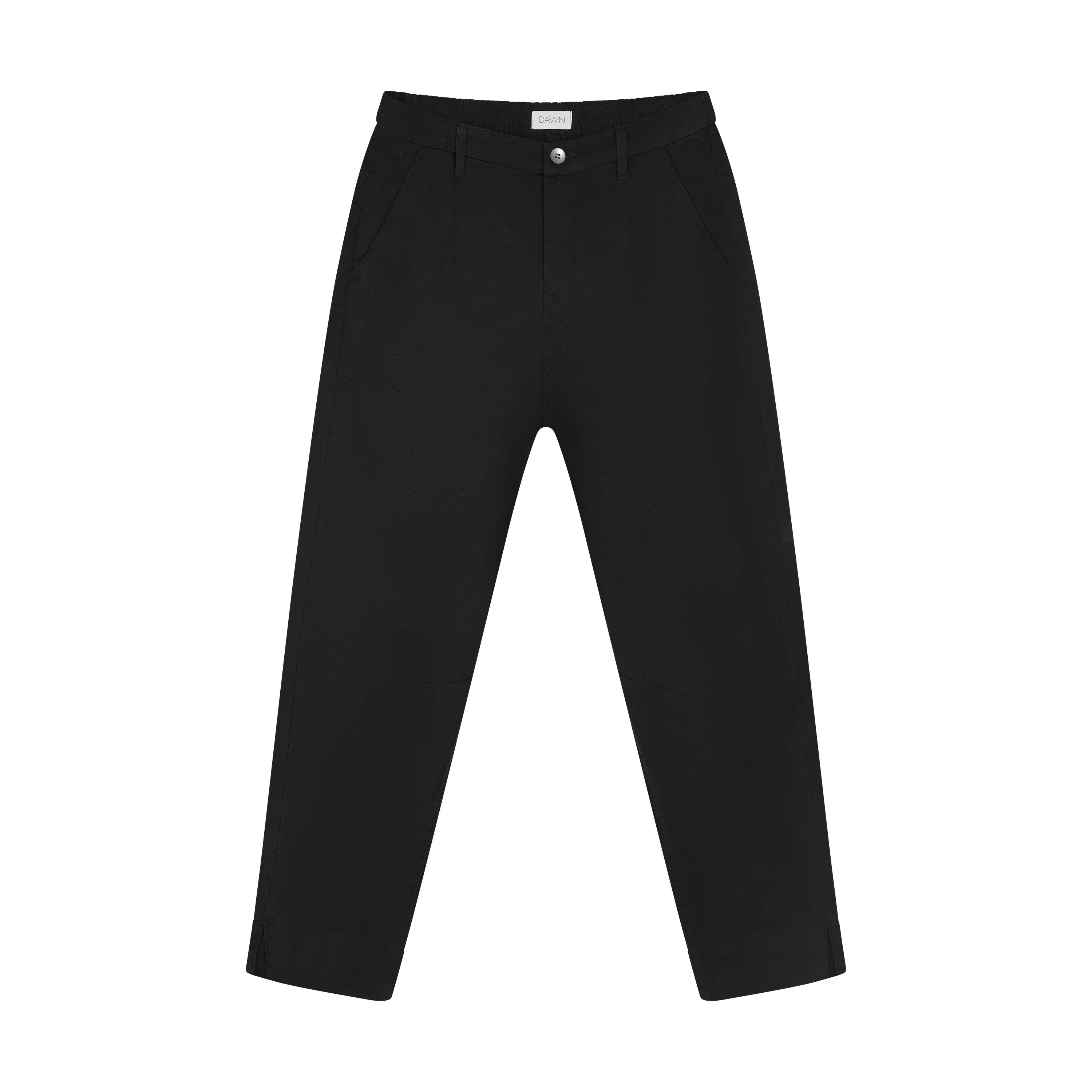 Sunshine Tapered Tencel Trousers Midnight Black