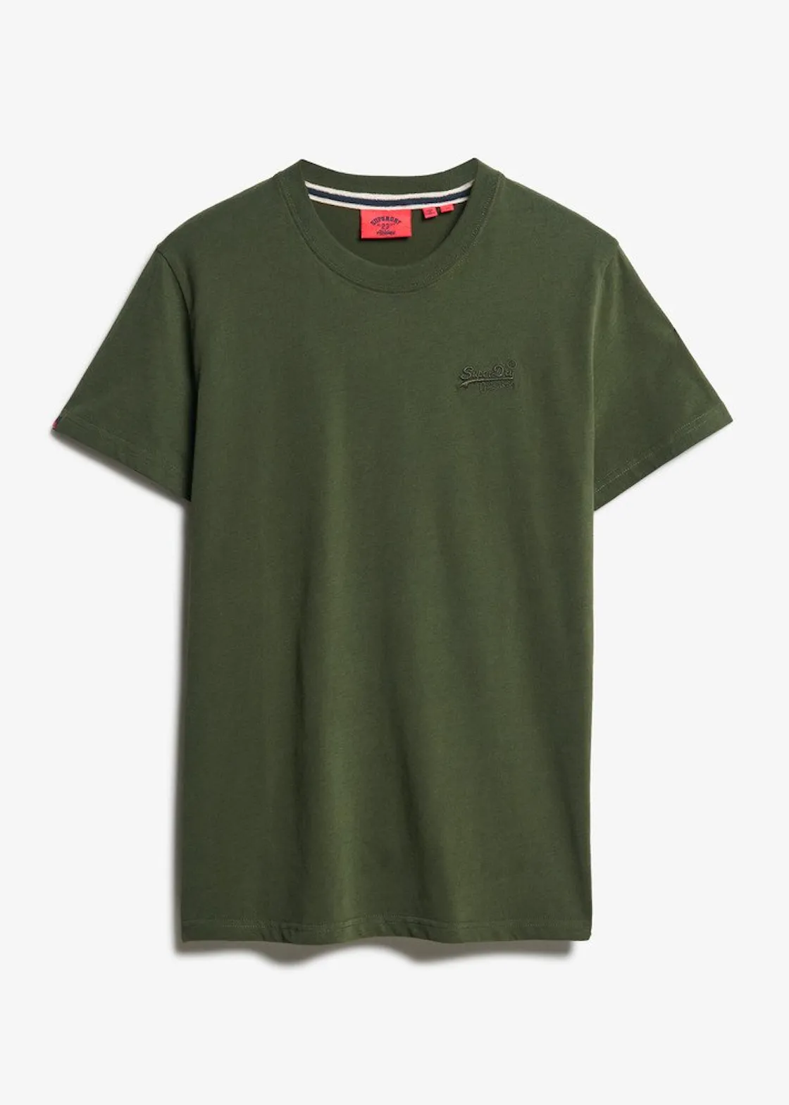SUPERDRY Essential Logo T-Shirt - Duffel Bag Green