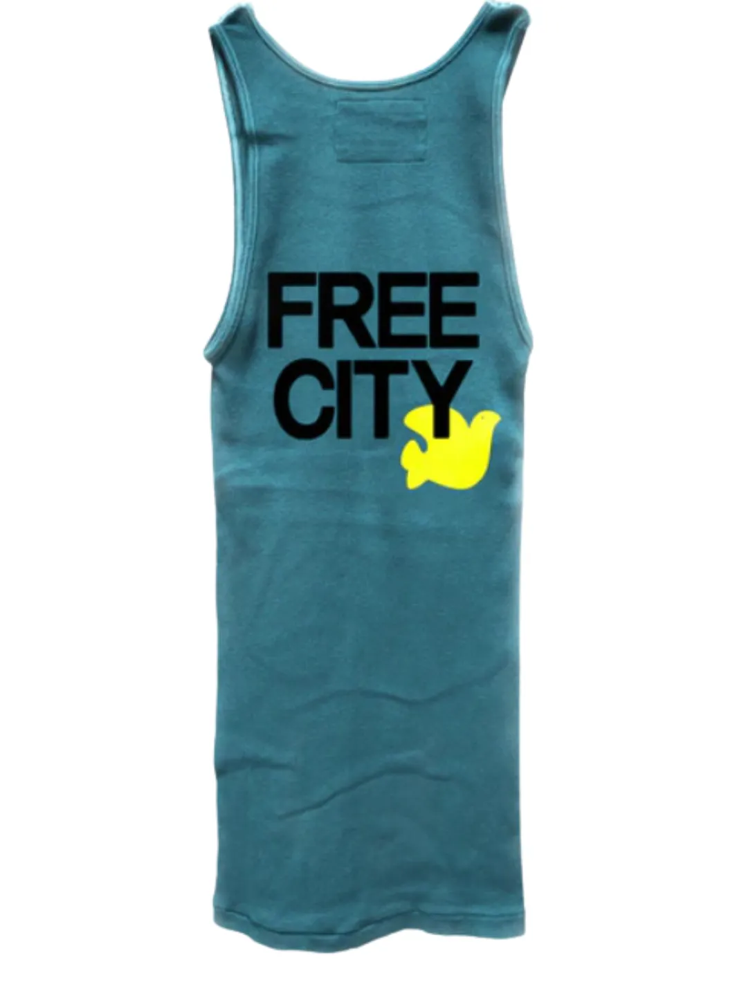 SUPERVINTAGE TANK IN SURPLUS BLUE
