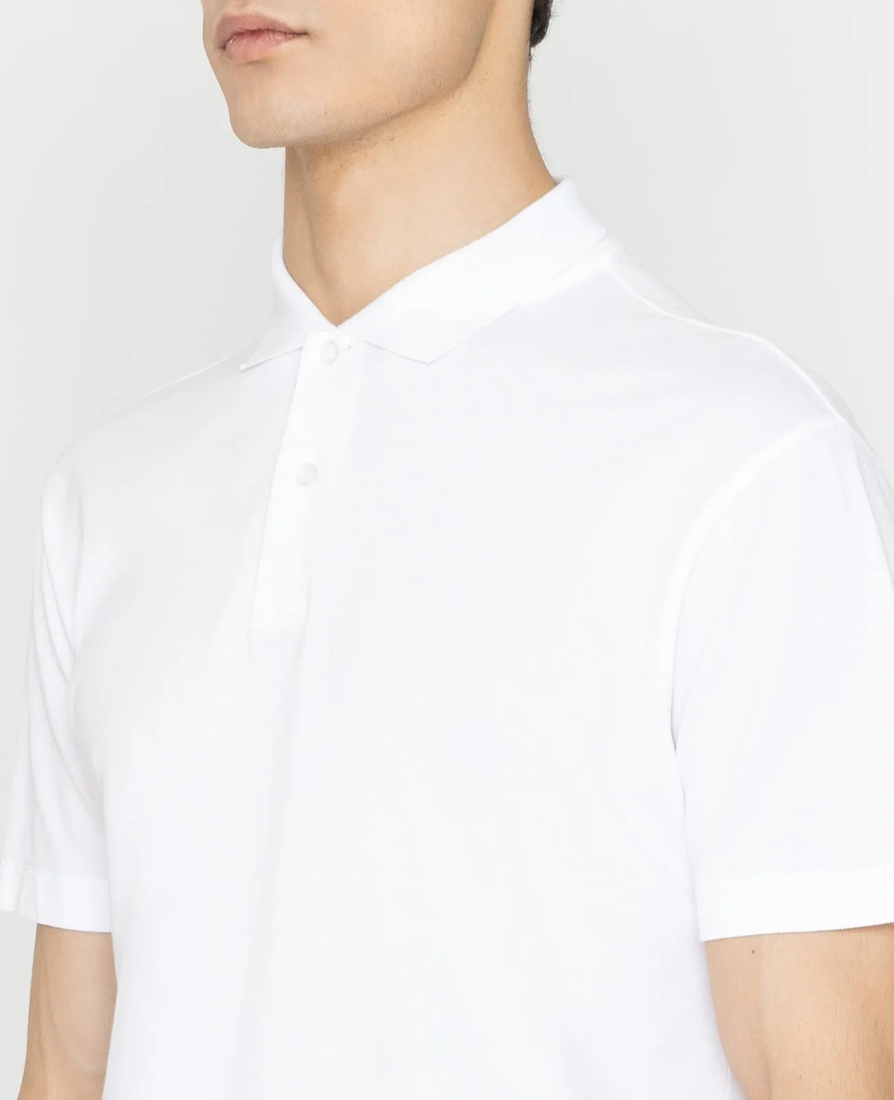 Supima Pique Spread Collar Polo