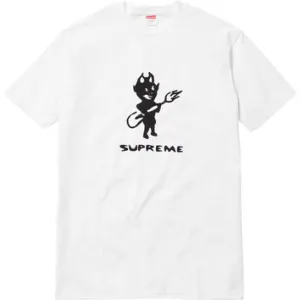 Supreme Devil Tee- White