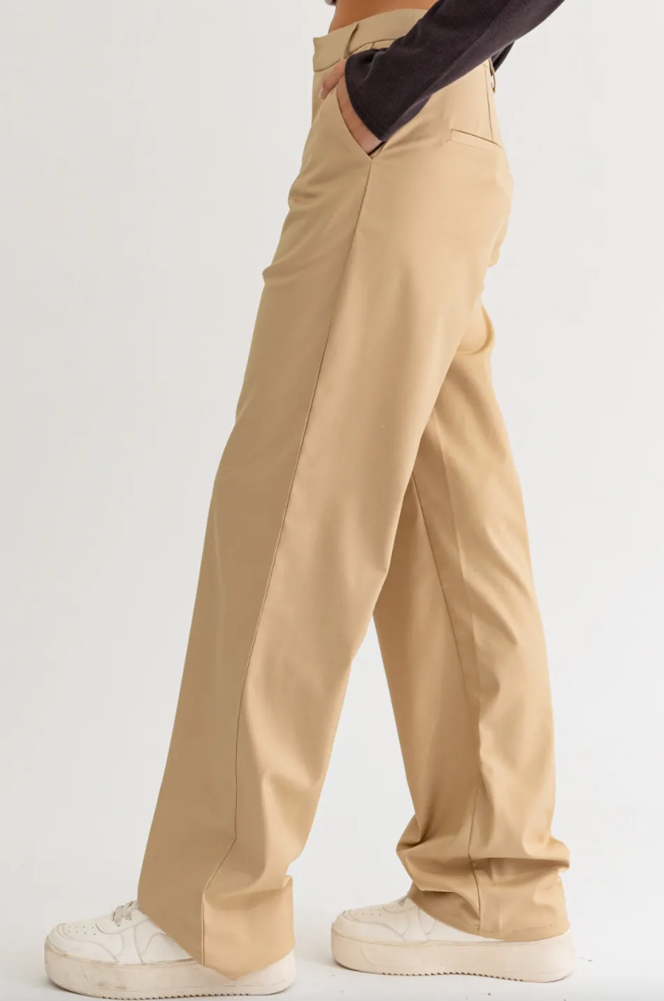 Tailored Straight Leg Trousers