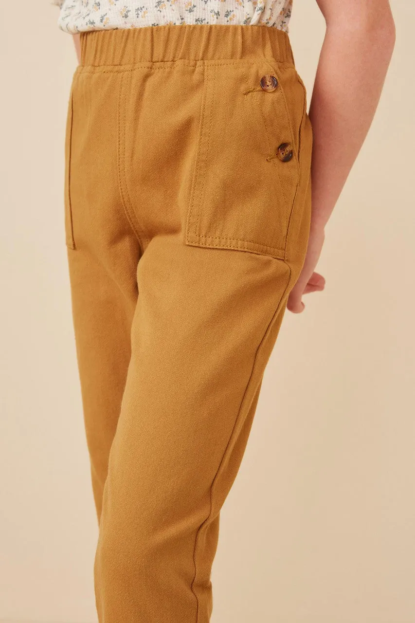 Tapered Twill Pants