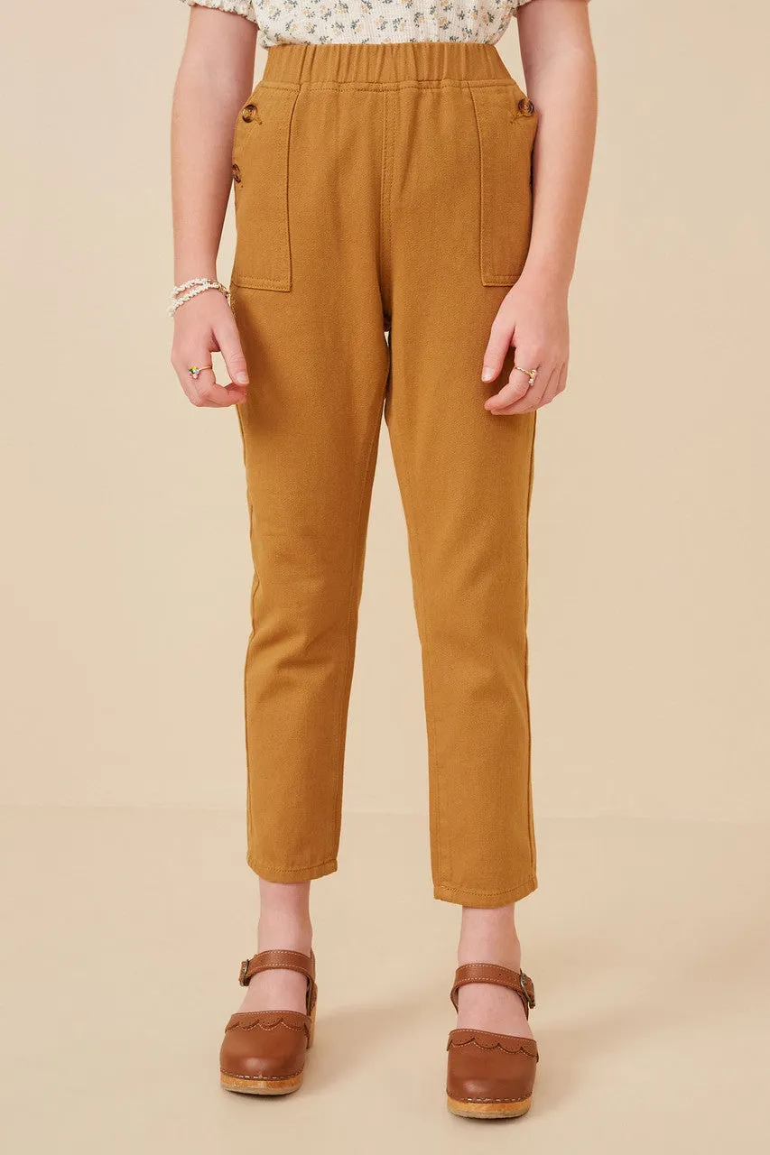Tapered Twill Pants