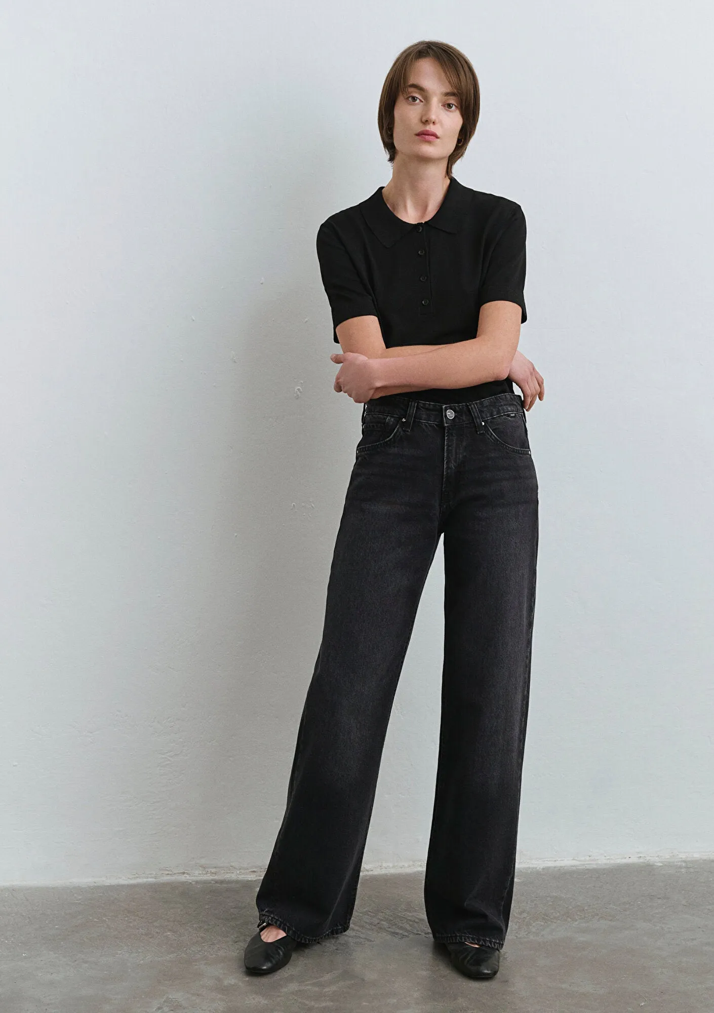 Taylor Dark Smoke Denim Jean Pants