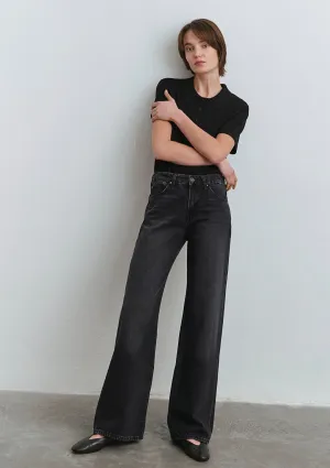 Taylor Dark Smoke Denim Jean Pants