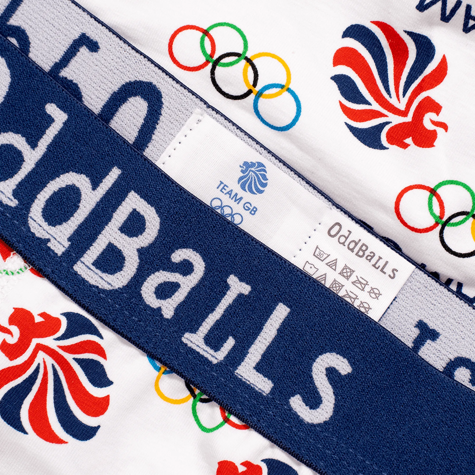Team GB - White - Mens Boxer Shorts