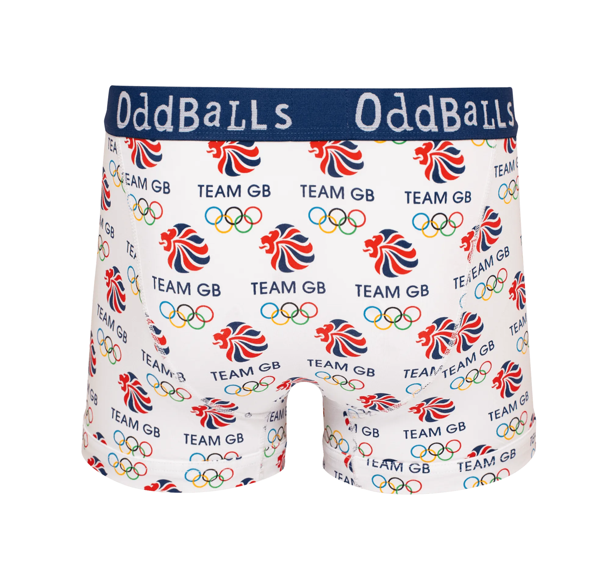 Team GB - White - Mens Boxer Shorts