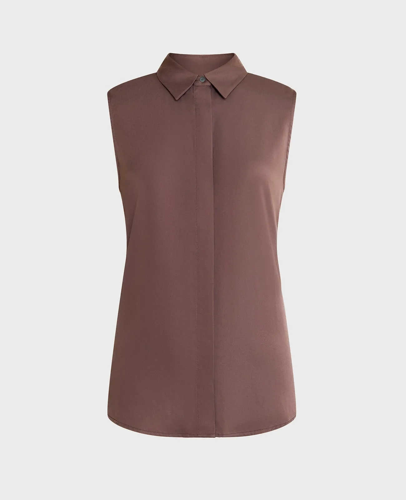 Tencel Sleeveless Shirt