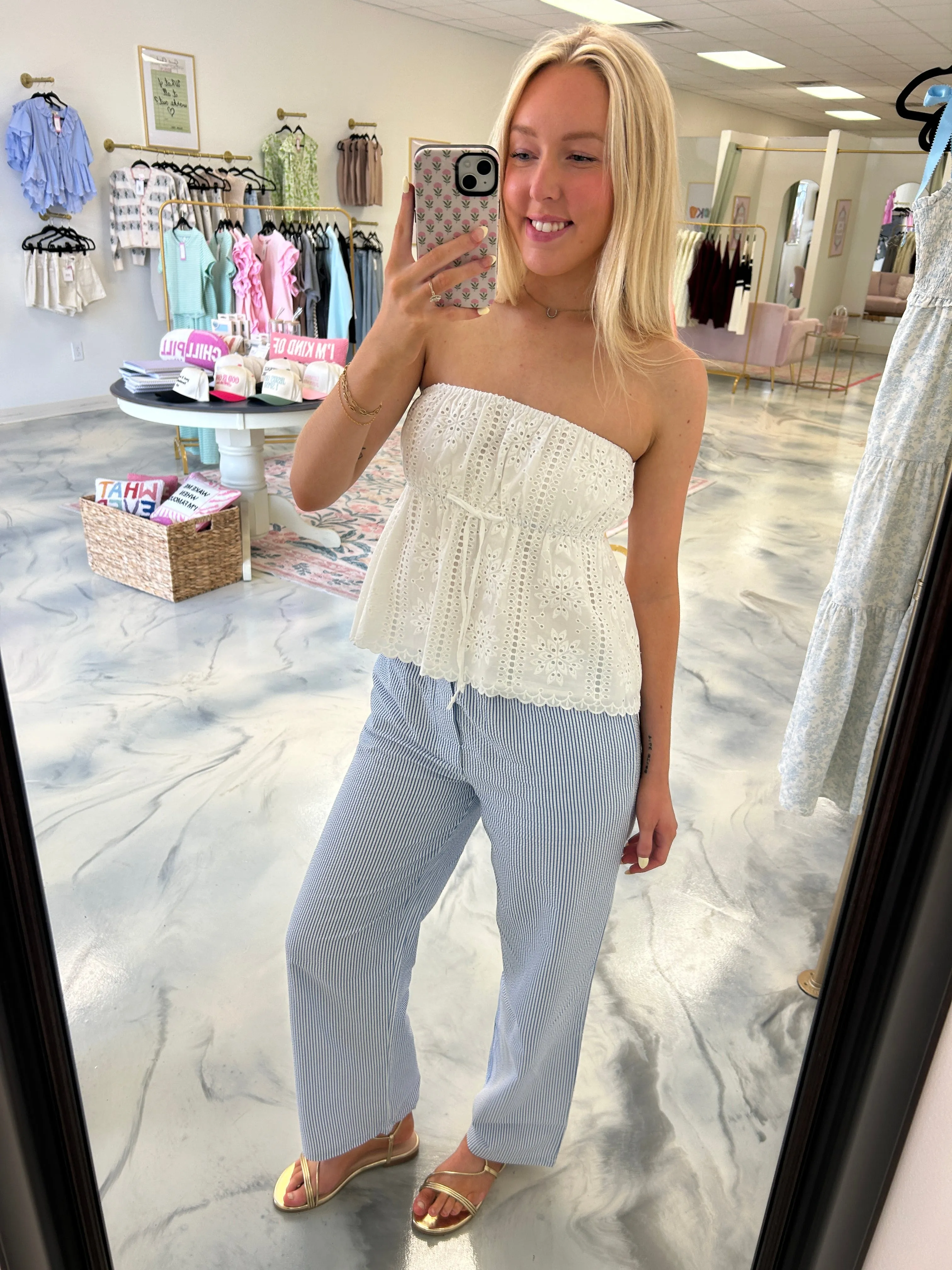 Tess Striped Pants