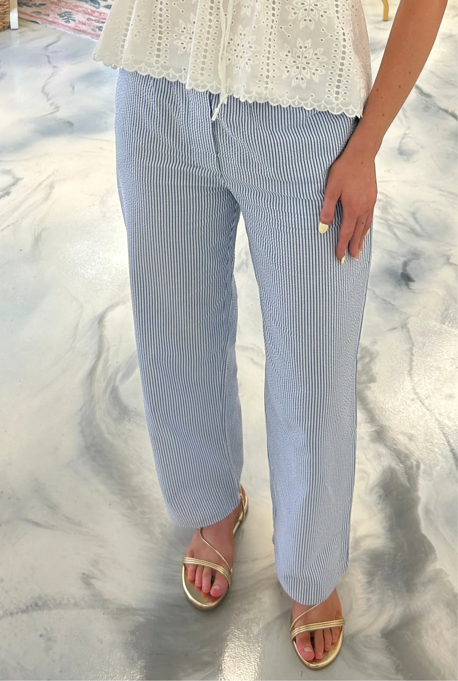 Tess Striped Pants
