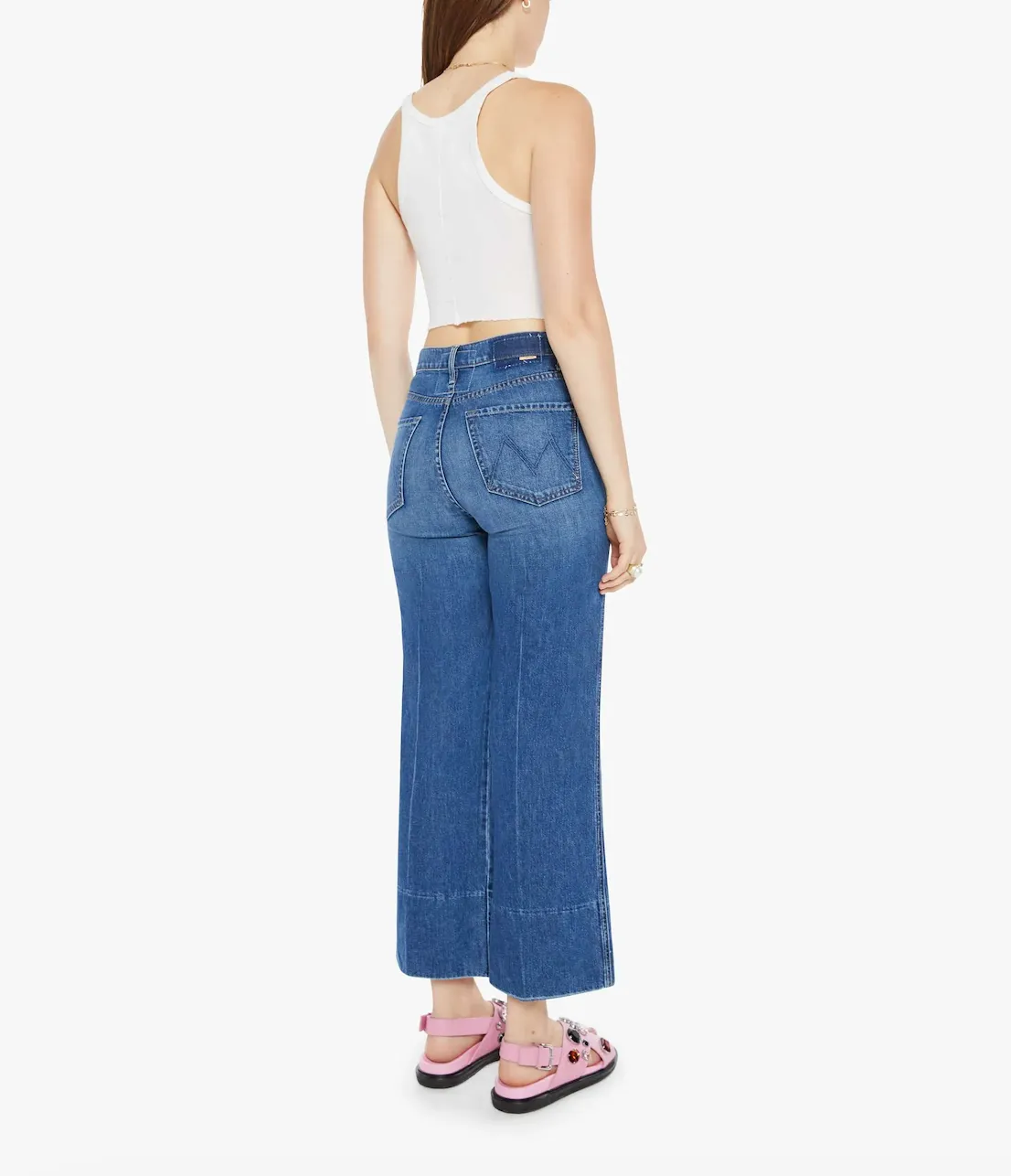 The Maven Wide Hem Ankle in Rags to Riches