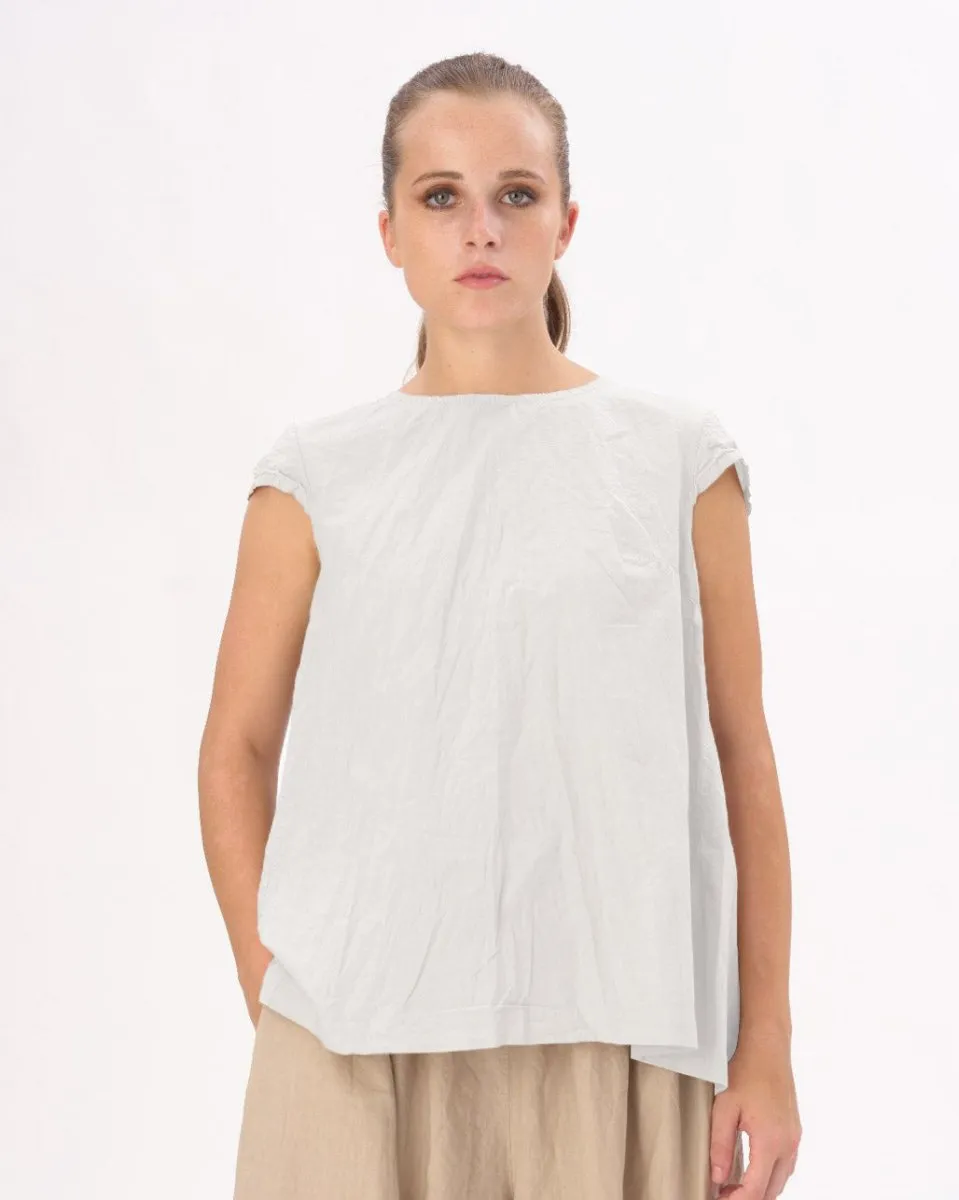 Tiered Waist Ruffled Organic Shirt