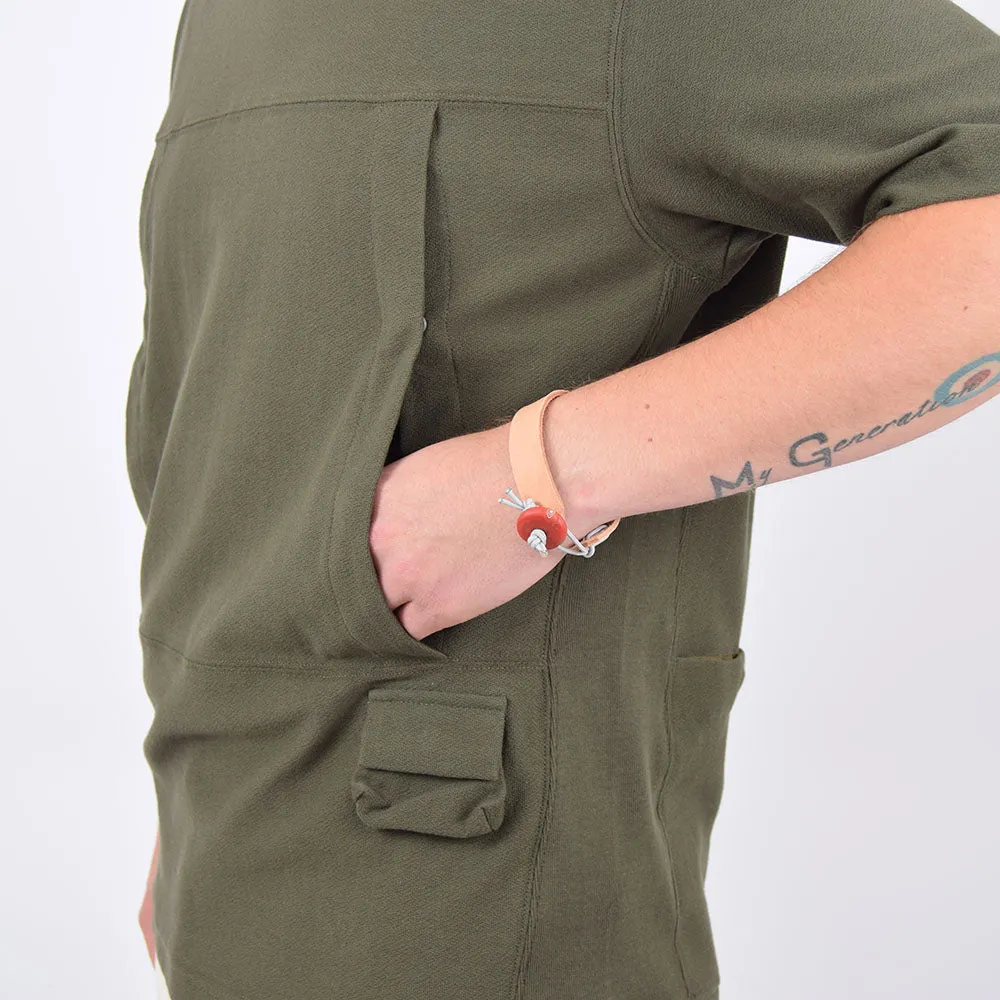 TMCAZ Olive Smock Pocket Tee