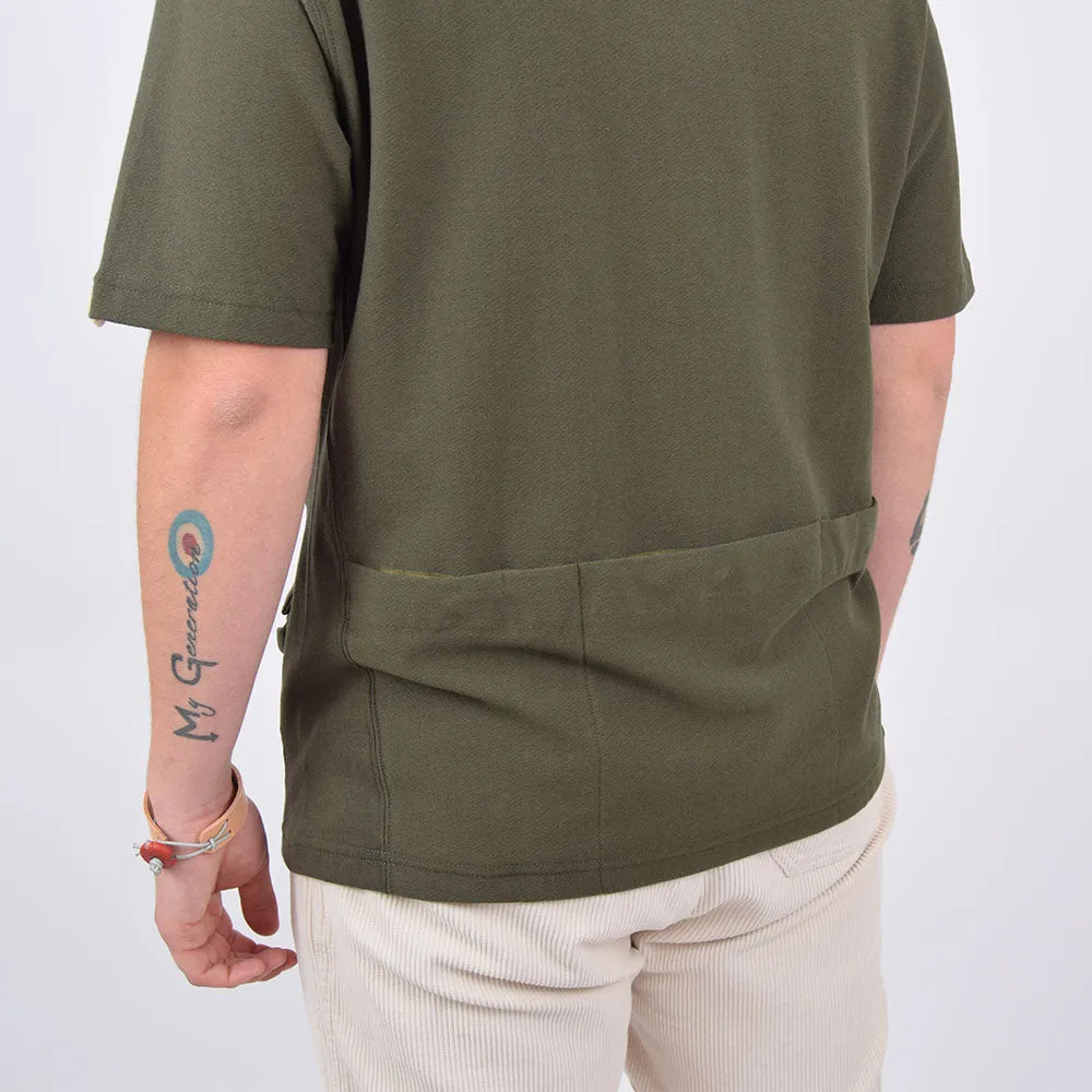 TMCAZ Olive Smock Pocket Tee