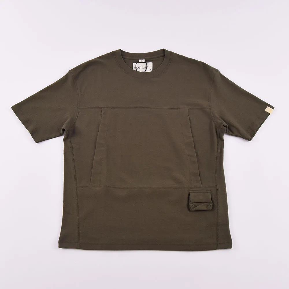 TMCAZ Olive Smock Pocket Tee