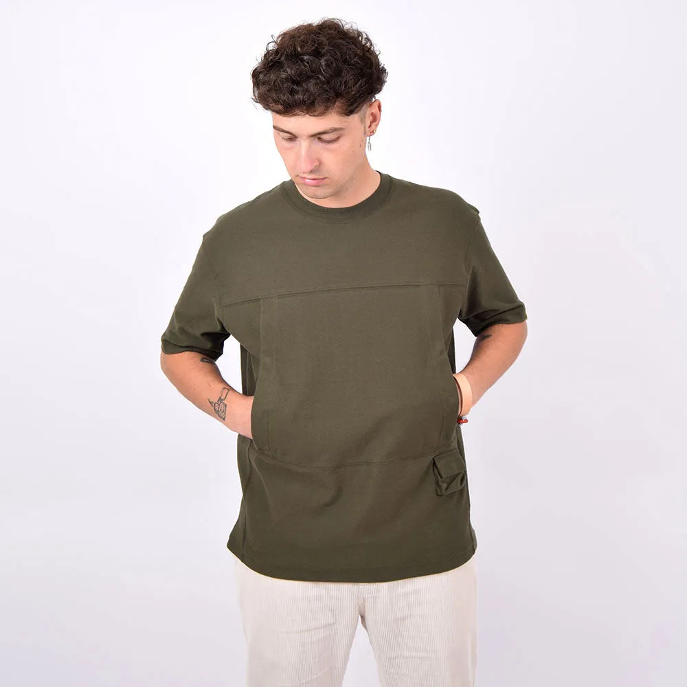 TMCAZ Olive Smock Pocket Tee