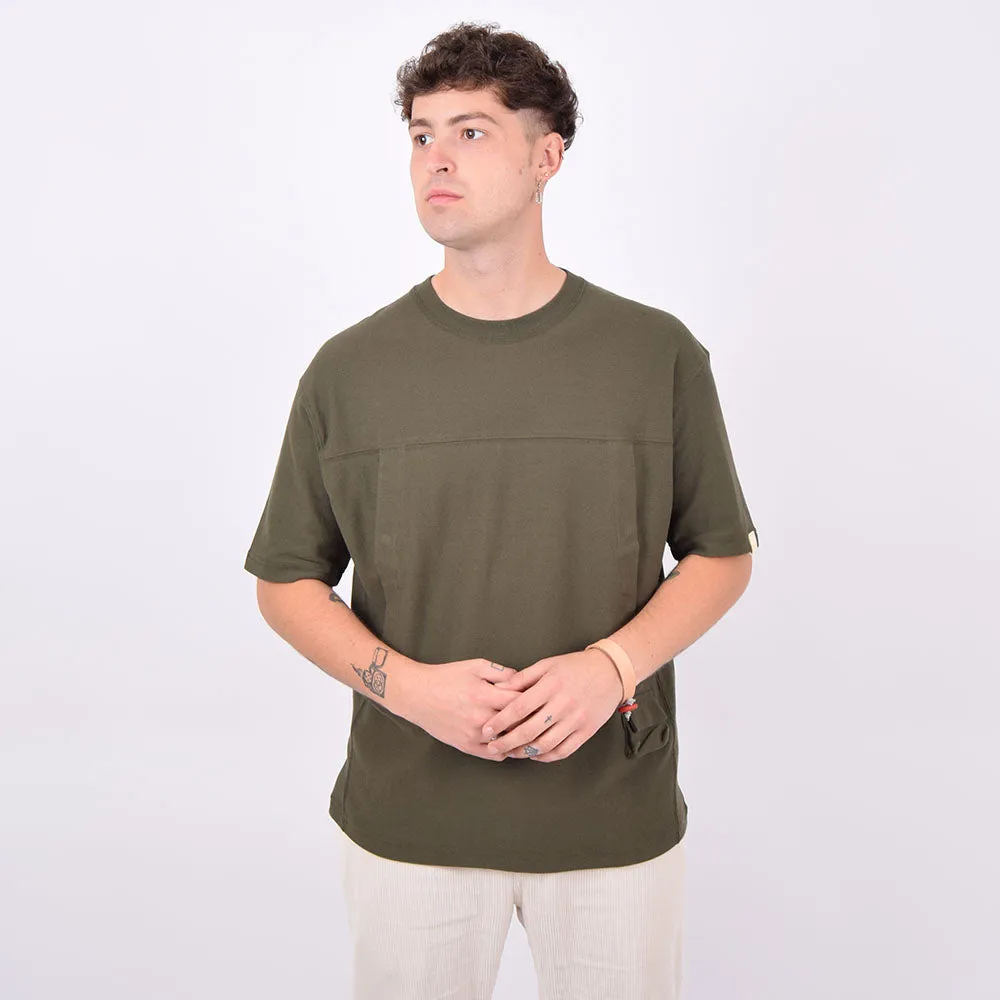 TMCAZ Olive Smock Pocket Tee