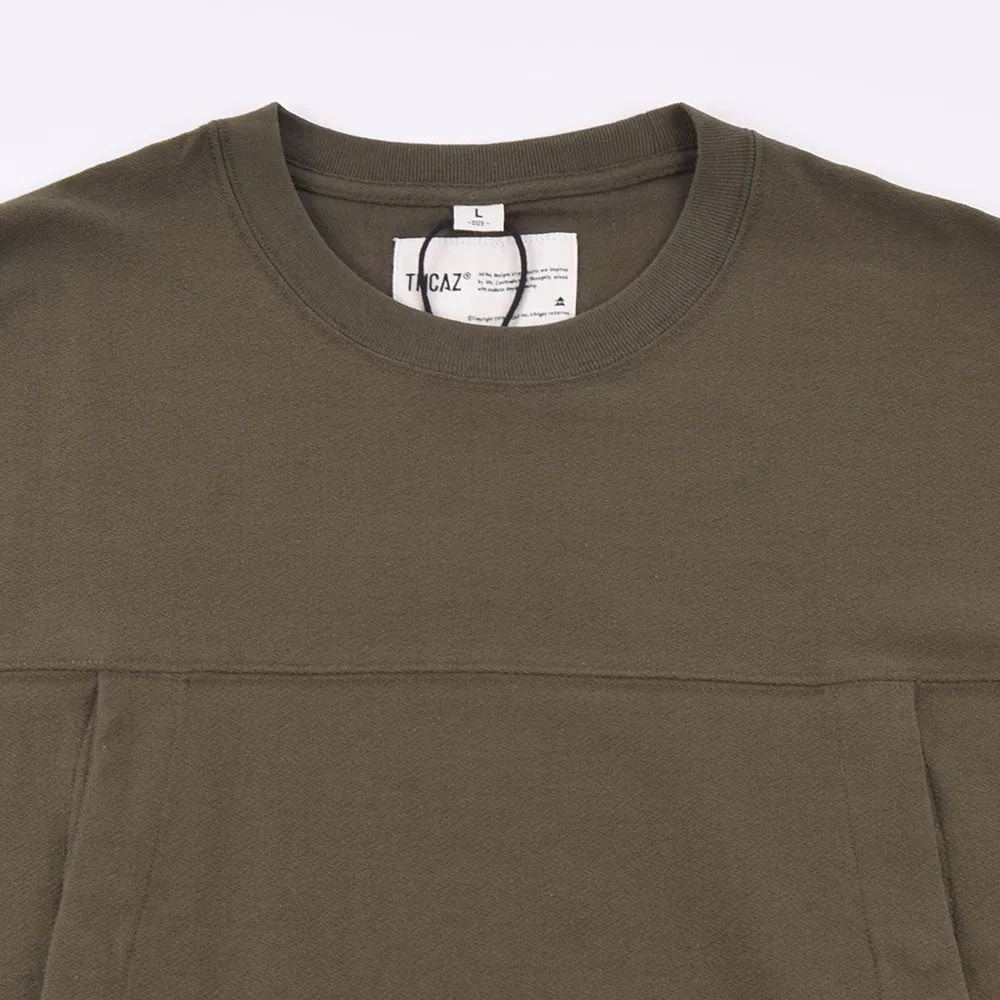 TMCAZ Olive Smock Pocket Tee