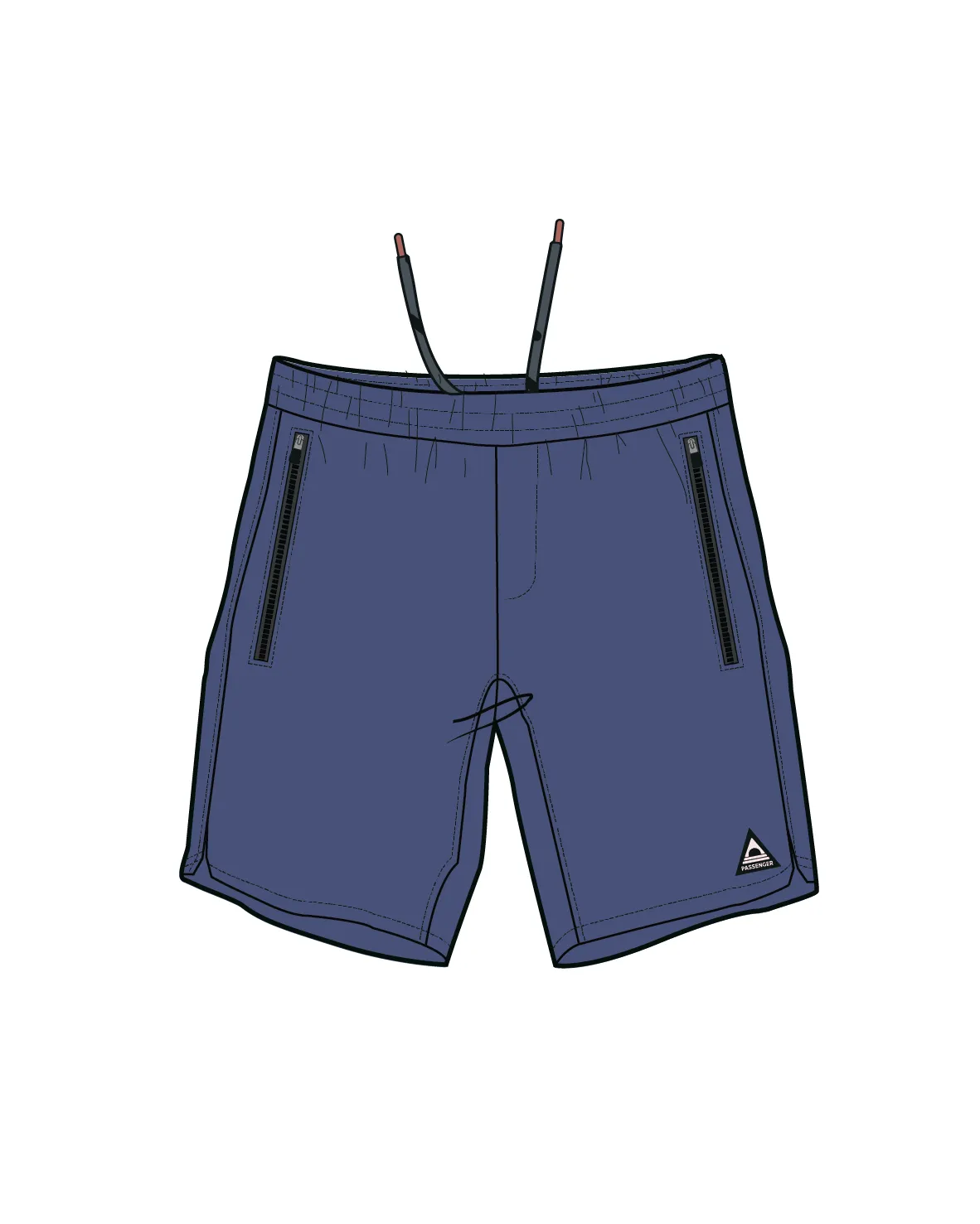 Traveller All Purpose Short - Purple Indigo