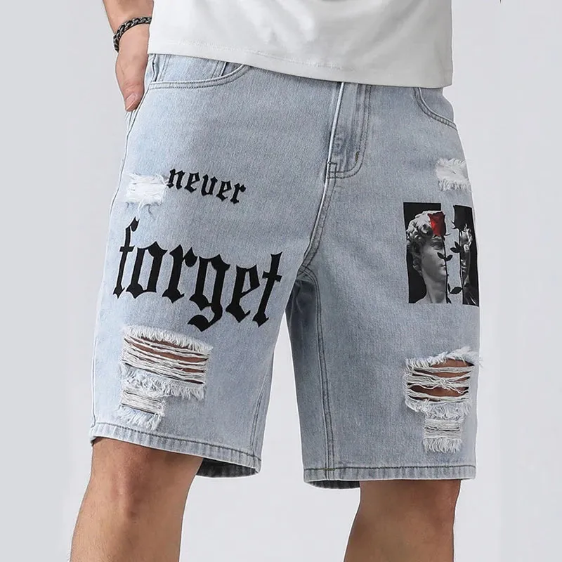 TrendFlex Stretch Denim Shorts für Herren