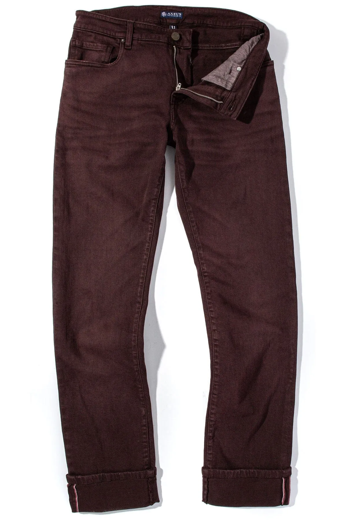 Tucson Selvedge Denim In Mosto
