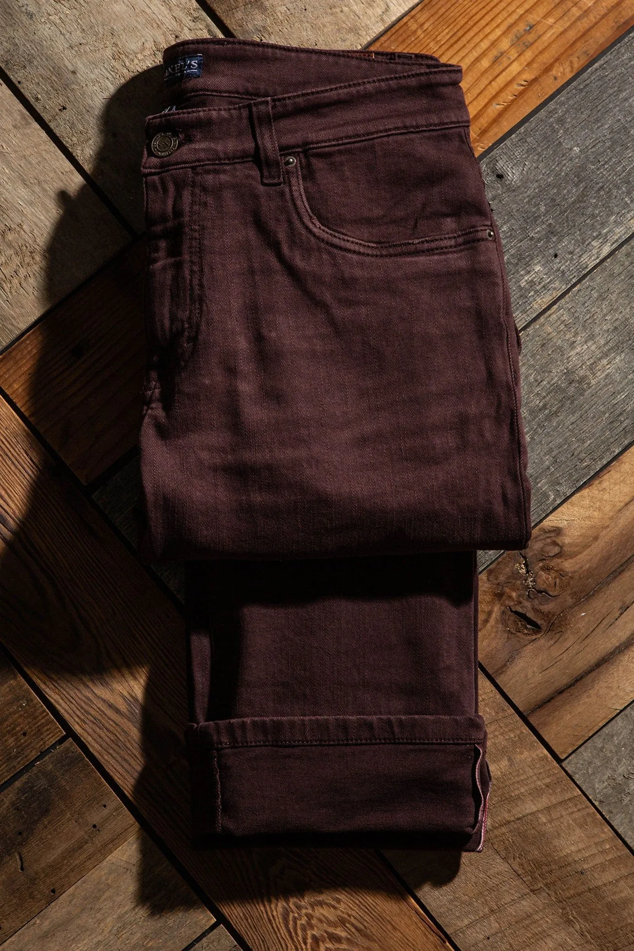 Tucson Selvedge Denim In Mosto