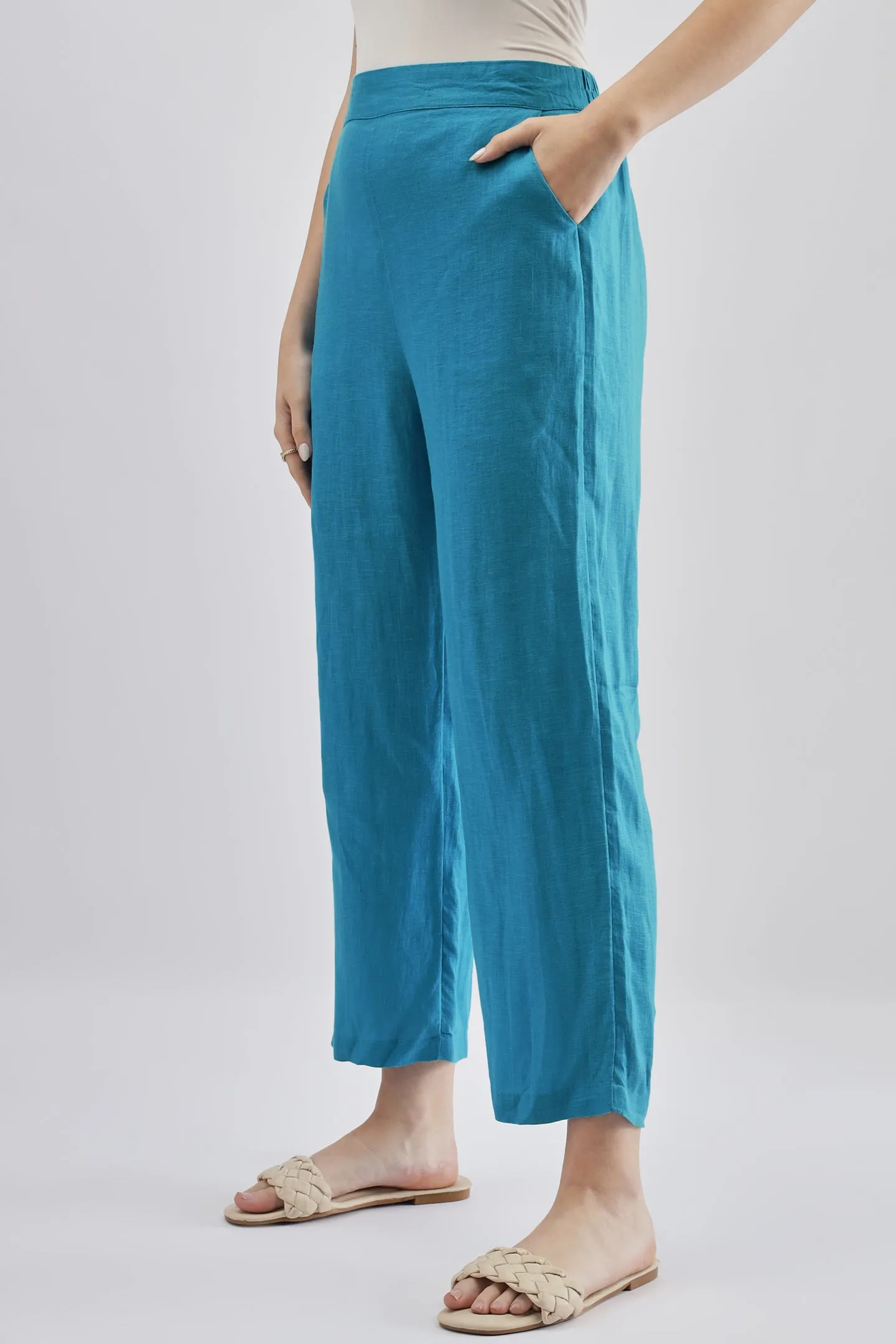 Turquoise Pants