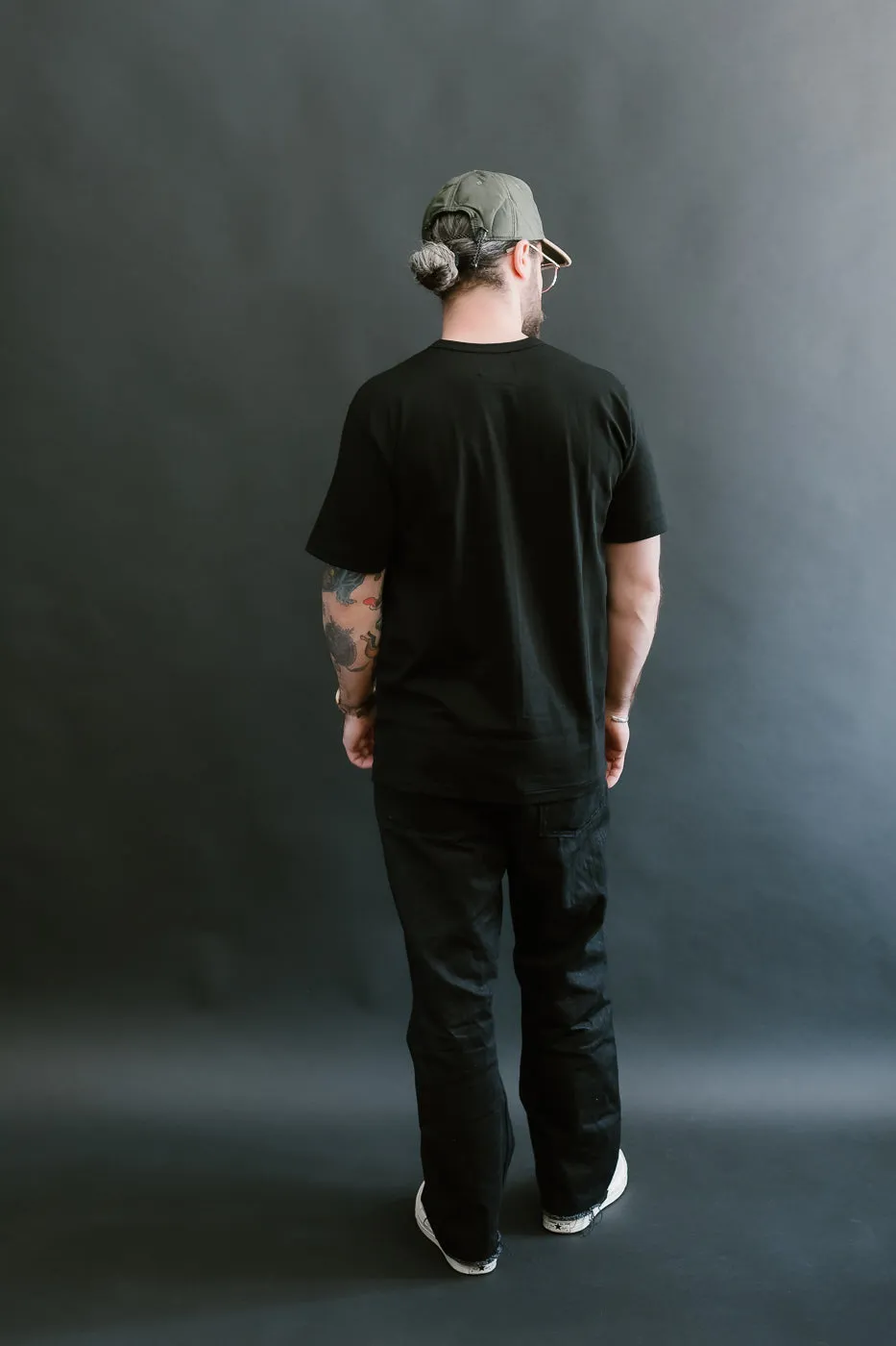 Ultimate Pima Tsuriami Crewneck T-Shirt - Black