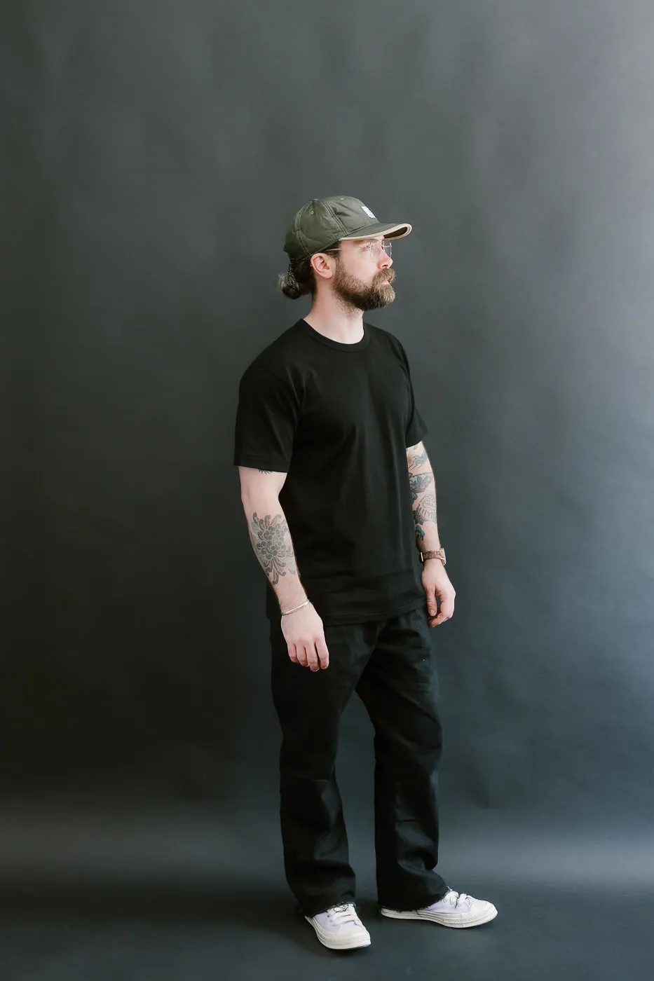 Ultimate Pima Tsuriami Crewneck T-Shirt - Black