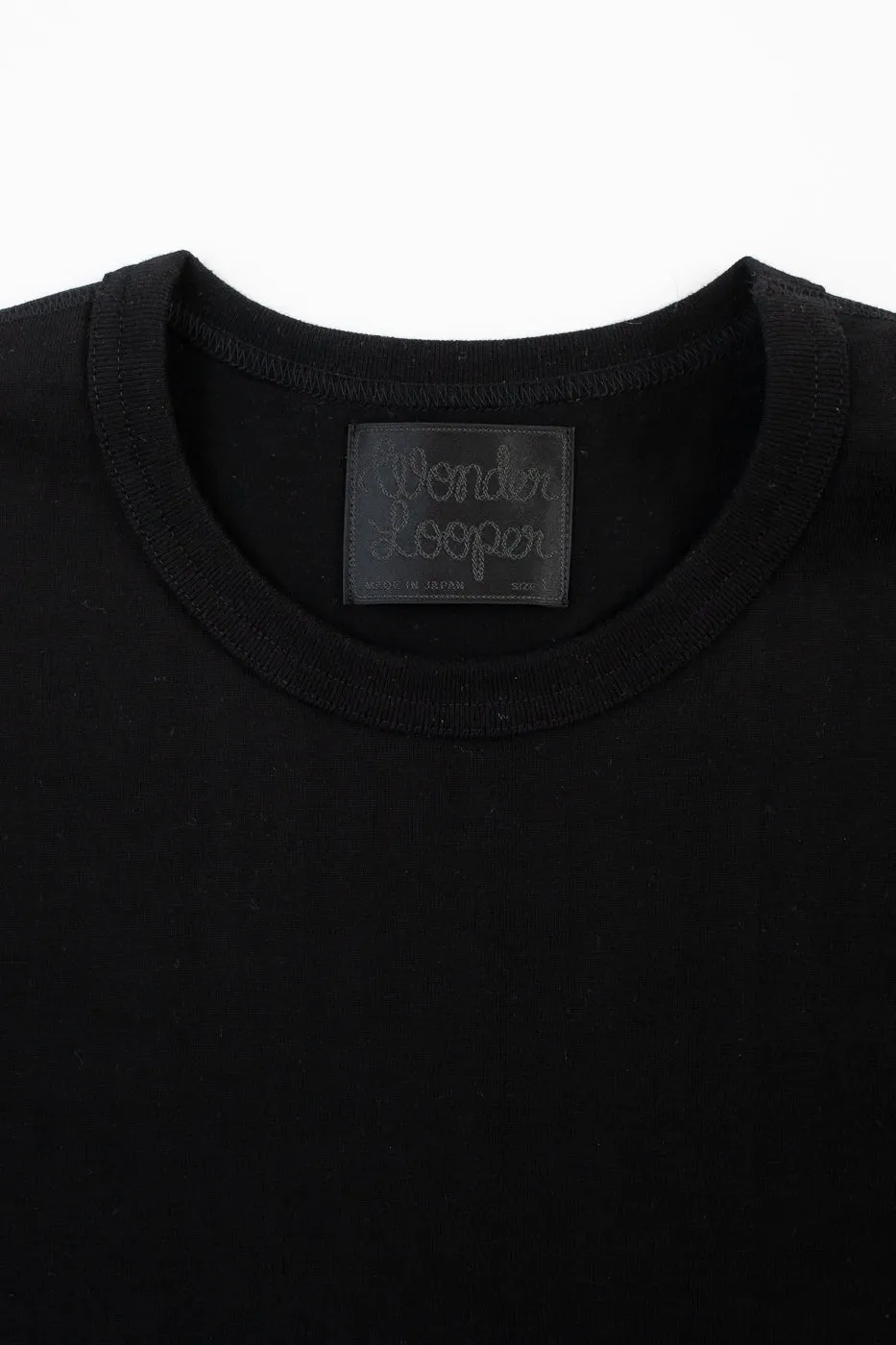 Ultimate Pima Tsuriami Crewneck T-Shirt - Black