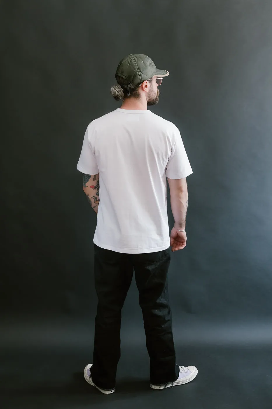 Ultimate Pima Tsuriami Crewneck T-Shirt - White