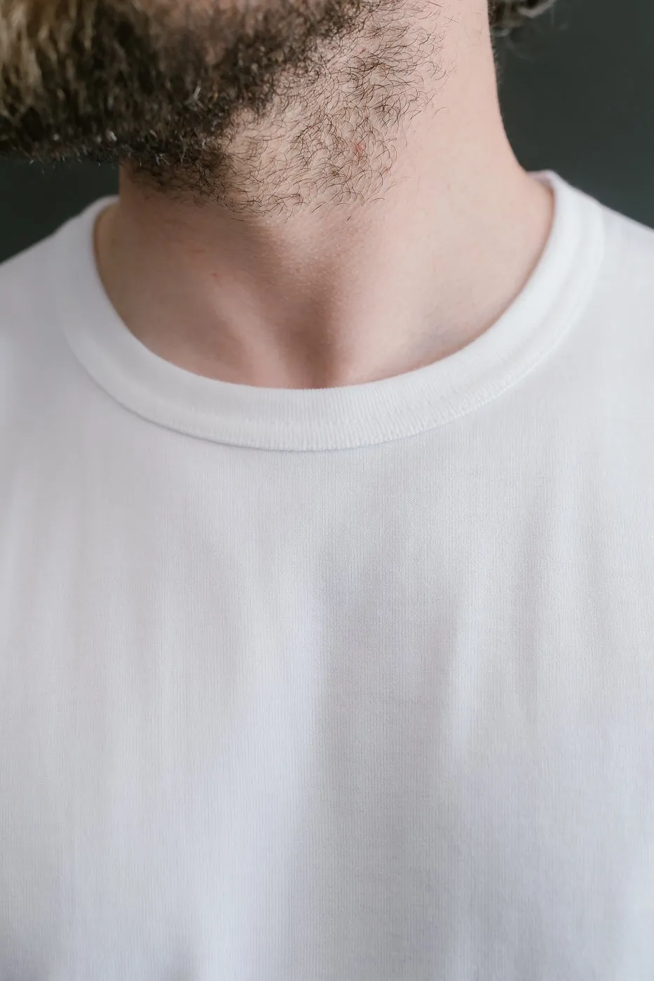 Ultimate Pima Tsuriami Crewneck T-Shirt - White