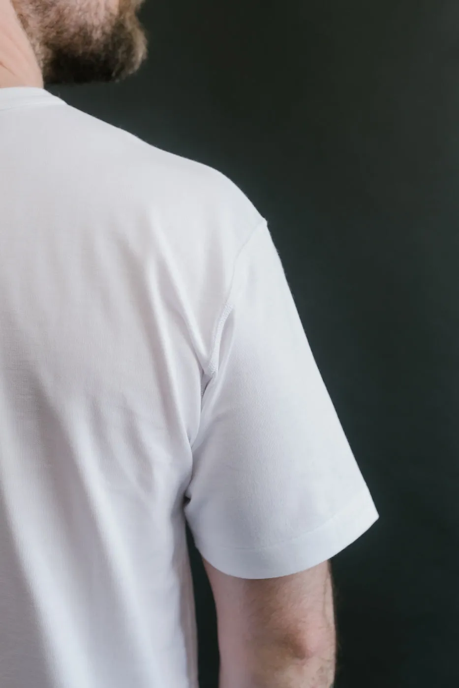 Ultimate Pima Tsuriami Crewneck T-Shirt - White