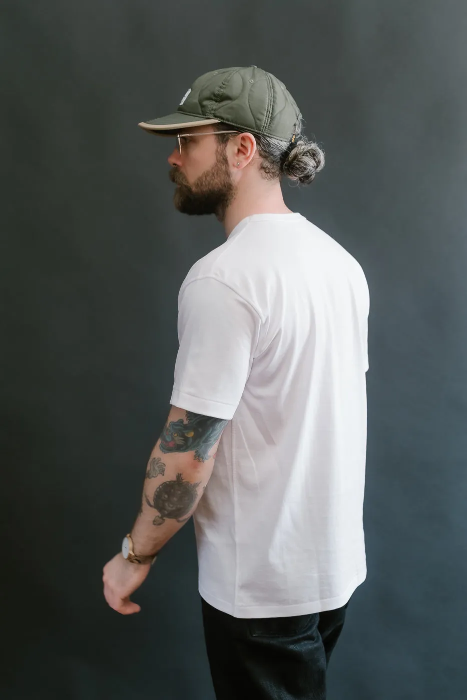 Ultimate Pima Tsuriami Crewneck T-Shirt - White