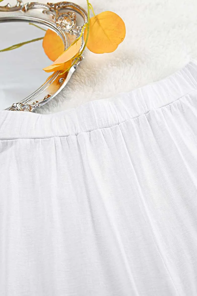 UNF4236 Solid Top Tank & Pants Set