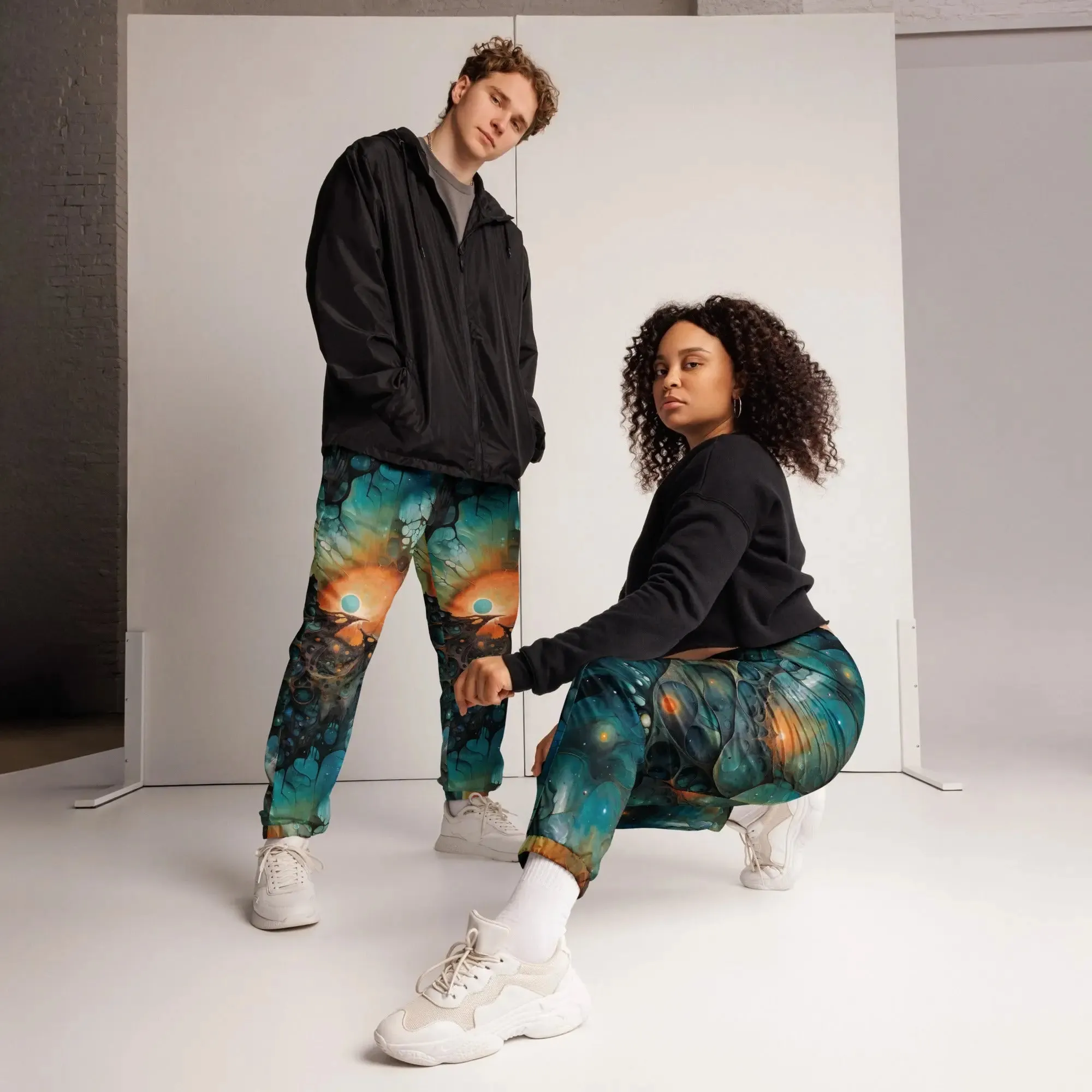 Unisex track pants - Chthonic Echoes