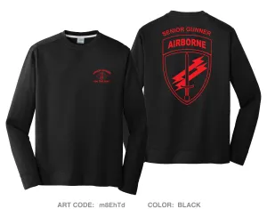 USACAPOC Senior Gunner HI-Tech Performance Crewneck Sweatshirt - m8EhTd