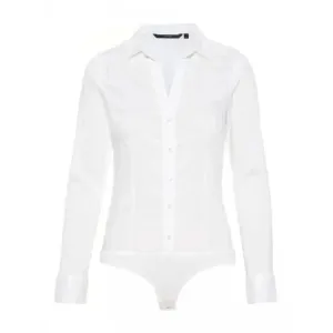 Vero Moda Women's Classic White Long Sleeve Shirt