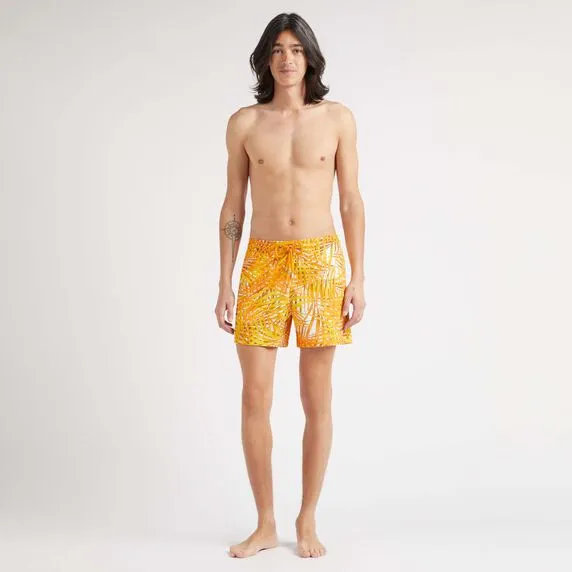 VILEBREQUIN Men Stretch Swim Shorts Palm Leaves