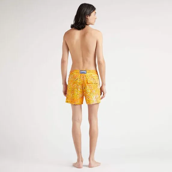VILEBREQUIN Men Stretch Swim Shorts Palm Leaves