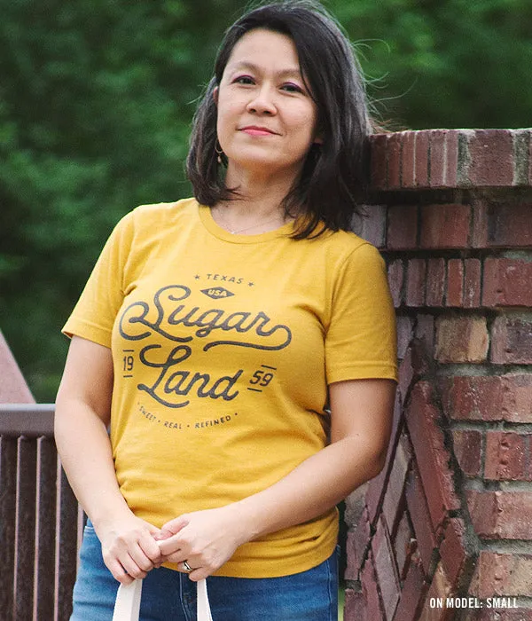 Vintage Sugar Land Tee - Heather Mustard