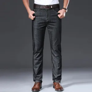 VintageVibe Herren Sommer Dünne Atmungsaktive Jeans