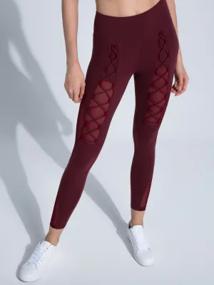 VORTEX PANTS, BORDEAUX/BORDEAUX MESH